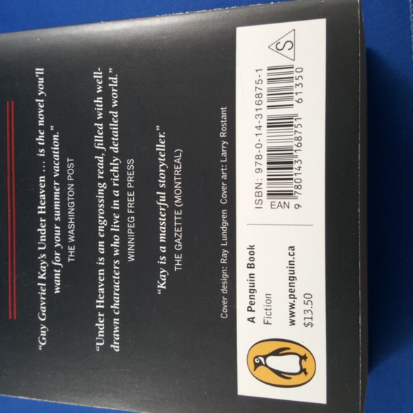 2/$20💥 UNDER HEAVEN by Guy Gavriel Kay, c.2010 - Picture 6 of 6